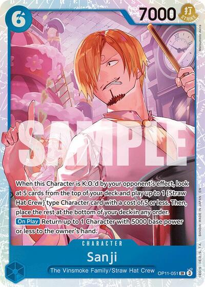 Sanji - OP11-051 - Super Rare - A Fist of Divine Speed
