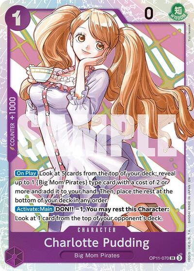 Charlotte Pudding - OP11-070 - Super Rare - A Fist of Divine Speed