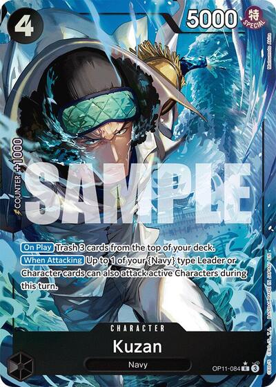 Kuzan - OP11-084 - Rare (Alternate Art) - A Fist of Divine Speed