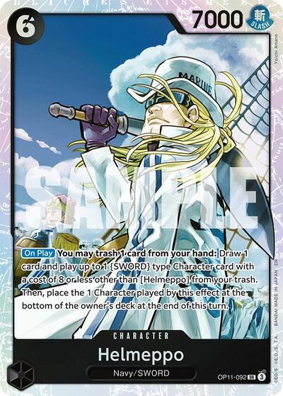 Helmeppo - OP11-092 - Super Rare - A Fist of Divine Speed