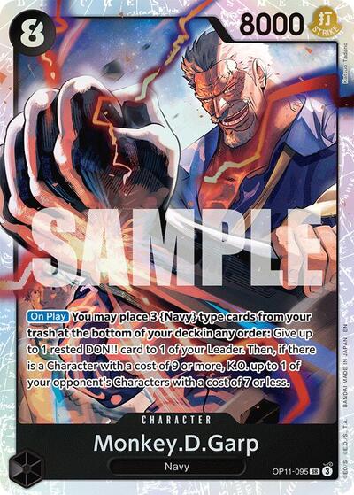 Monkey.D.Garp - OP11-095 - Super Rare - A Fist of Divine Speed