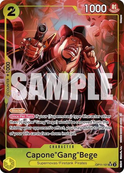 Capone"Gang"Bege - OP11-101 - Super Rare (Alternate Art) - A Fist of Divine Speed