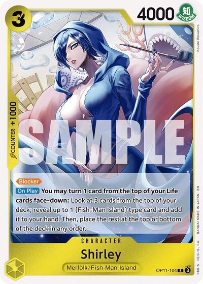 Shirley - OP11-104 - Rare - A Fist of Divine Speed