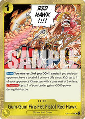 Gum-Gum Fire-Fist Pistol Red Hawk - OP11-114 - Rare - A Fist of Divine Speed