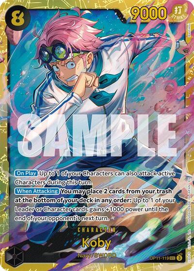Koby - OP11-119 - Secret Rare - A Fist of Divine Speed