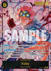 Koby - OP11-119 - Secret Rare (Alternate Art) - A Fist of Divine Speed