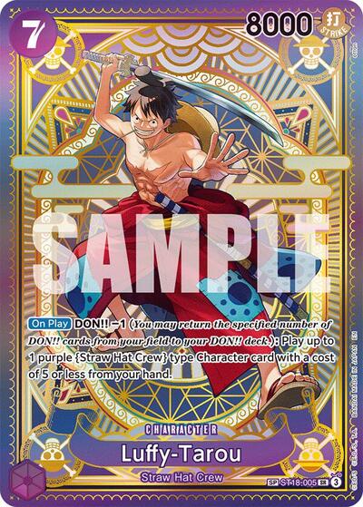 Luffy-Tarou - ST18-005 - Super Rare (Special Alternate Art) - A Fist of Divine Speed