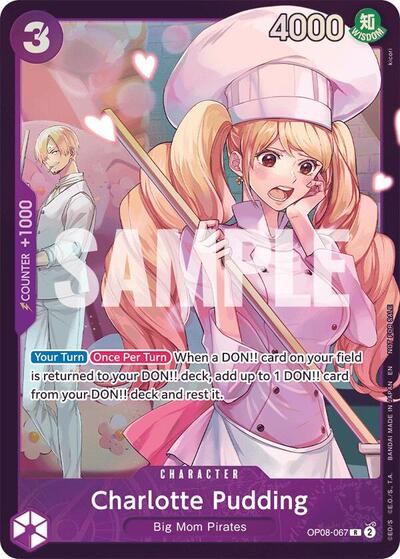 Charlotte Pudding - OP08-067 - Rare (Store Treasure Cup 2025) - One Piece Promotion Cards