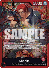 Shanks - OP09-001 - Leader (Reprint) - RED Shanks