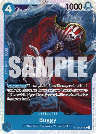 Buggy - ST25-004 - Super Rare - ST-25: Starter Deck 25 BLUE Buggy