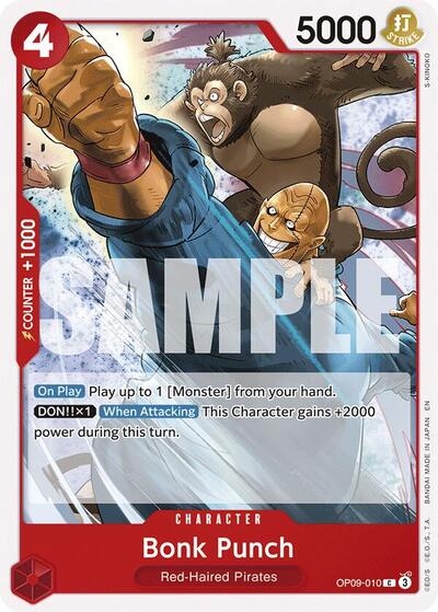 Bonk Punch - OP09-010 - Common (Reprint) - RED Shanks