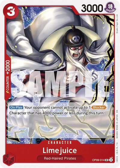 Limejuice - OP09-014 - Uncommon (Reprint) - RED Shanks