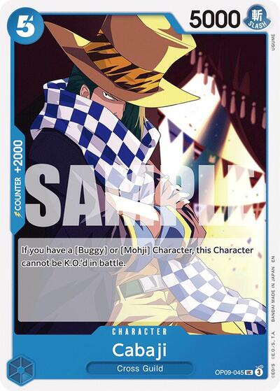 Cabaji - OP09-045 - Uncommon (Reprint) - BLUE Buggy