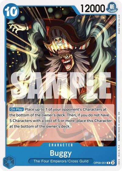 Buggy - OP09-051 - Rare (Reprint) - BLUE Buggy