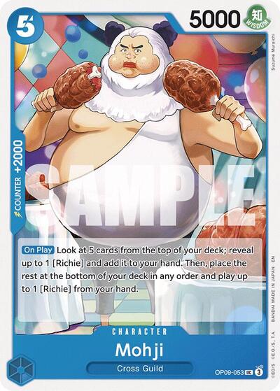 Mohji - OP09-053 - Uncommon (Reprint) - BLUE Buggy
