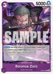 Roronoa Zoro - OP09-076 - Rare (Reprint) - PURPLE/BLACK Monkey.D.Luffy