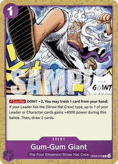Gum-Gum Giant - OP09-078 - Rare (Reprint) - PURPLE/BLACK Monkey.D.Luffy