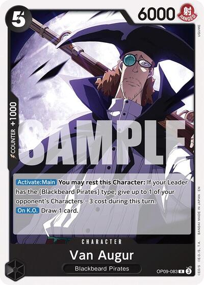 Van Augur - OP09-083 - Rare (Reprint) - BLACK Marshall.D.Teach
