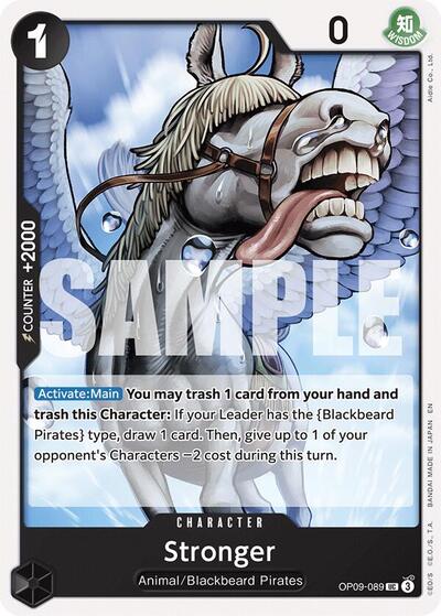 Stronger - OP09-089 - Uncommon (Reprint) - BLACK Marshall.D.Teach