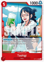 Tashigi - OP11-007 - Common - A Fist of Divine Speed Release Event Cards