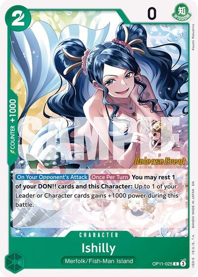 Ishilly - OP11-025 - Common - A Fist of Divine Speed Release Event Cards