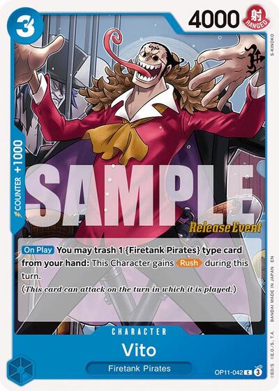 Vito - OP11-042 - Common - A Fist of Divine Speed Release Event Cards