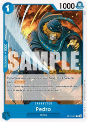 Pedro - OP11-057 - Common - A Fist of Divine Speed Release Event Cards