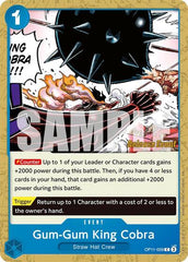 Gum-Gum King Cobra - OP11-059 - Common - A Fist of Divine Speed Release Event Cards