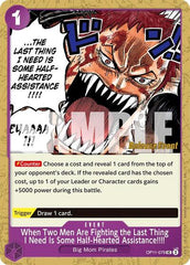 When Two Men Are Fighting the Last Thing I Need Is Some Half-Hearted Assistance!!!! - OP11-079 - Uncommon - A Fist of Divine Speed Release Event Cards