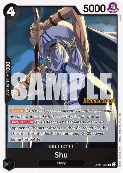 Shu - OP11-088 - Common - A Fist of Divine Speed Release Event Cards