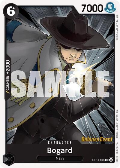 Bogard - OP11-093 - Uncommon - A Fist of Divine Speed Release Event Cards