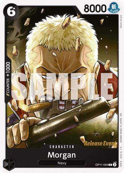 Morgan - OP11-094 - Common - A Fist of Divine Speed Release Event Cards