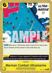 Merman Combat Ultramarine - OP11-116 - Common - A Fist of Divine Speed Release Event Cards