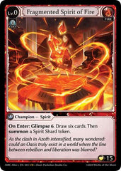 Fragmented Spirit of Fire - 1 - Ultra Rare - Mercurial Heart Alter Edition