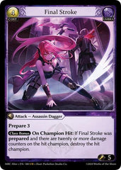 Final Stroke - 180 - Ultra Rare - Mercurial Heart Alter Edition