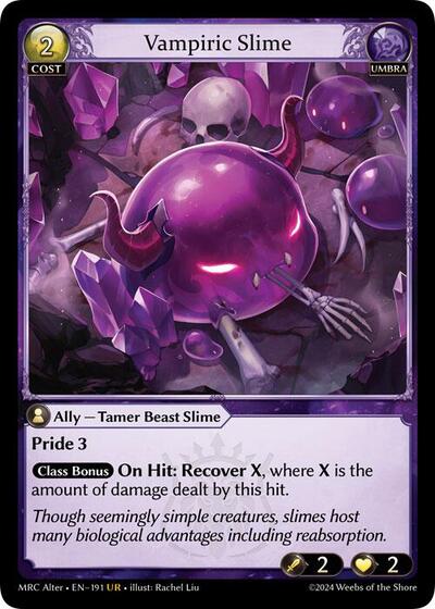 Vampiric Slime - 191 - Ultra Rare - Mercurial Heart Alter Edition