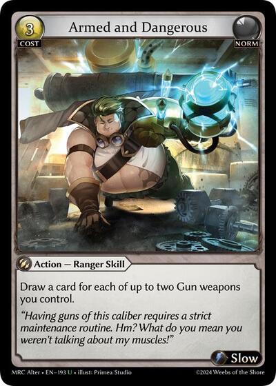 Armed and Dangerous - 193 - Uncommon - Mercurial Heart Alter Edition