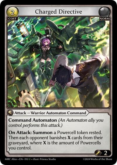 Charged Directive - 195 - Uncommon - Mercurial Heart Alter Edition