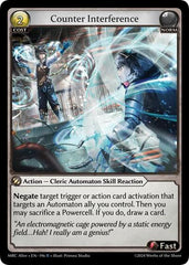 Counter Interference - 196 - Rare - Mercurial Heart Alter Edition