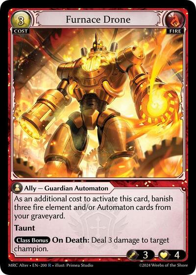 Furnace Drone - 200 - Rare - Mercurial Heart Alter Edition
