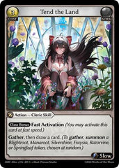 Tend the Land - 209 - Uncommon - Mercurial Heart Alter Edition