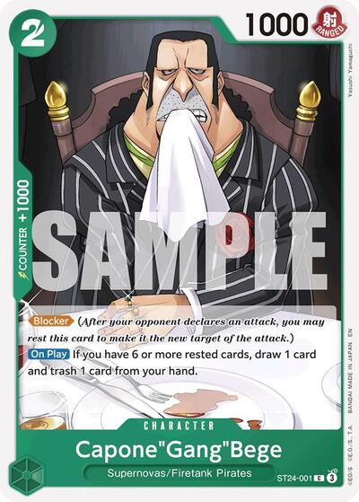 Capone"Gang"Bege - ST24-001 - Common - ST-24: Starter Deck 24 GREEN Jewelry Bonney