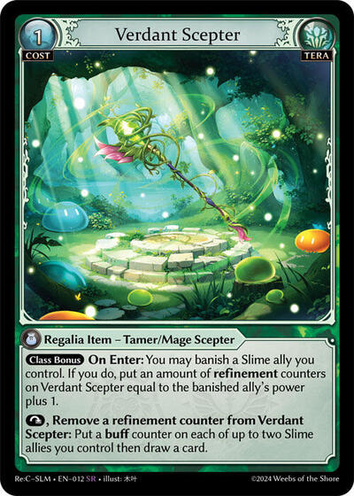 Verdant Scepter - 012 - Super Rare - Silvie, Slime Sovereign Re: Collection Lite