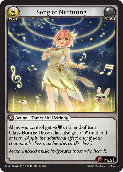 Song of Nurturing - 018 - Common - Silvie, Slime Sovereign Re: Collection Lite