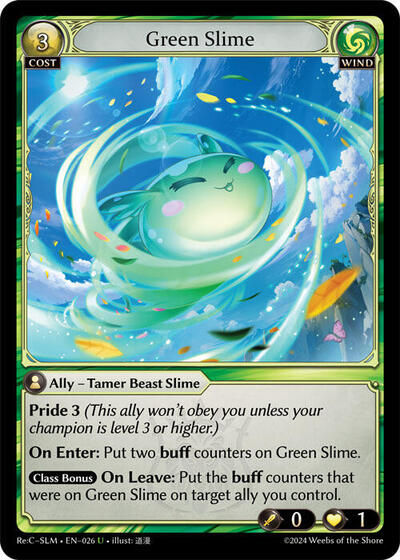 Green Slime - 026 - Uncommon - Silvie, Slime Sovereign Re: Collection Lite