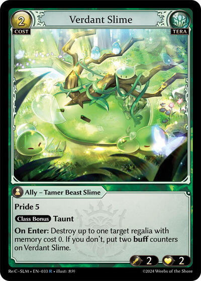 Verdant Slime - 033 - Rare - Silvie, Slime Sovereign Re: Collection Lite