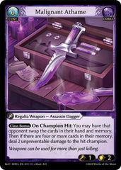 Malignant Athame - 011 - Super Rare - Tristan, Shadowdancer Re:Collection Lite