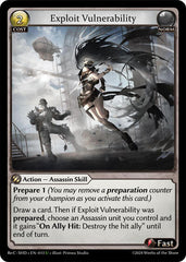 Exploit Vulnerability - 013 - Uncommon - Tristan, Shadowdancer Re:Collection Lite