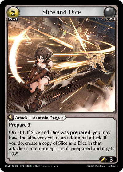 Slice and Dice - 018 - Uncommon - Tristan, Shadowdancer Re:Collection Lite