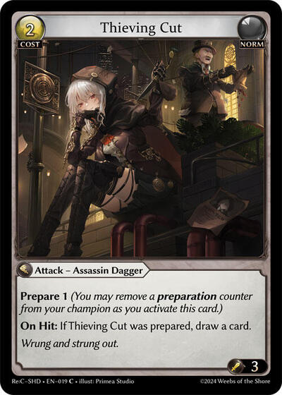 Thieving Cut - 019 - Common - Tristan, Shadowdancer Re:Collection Lite